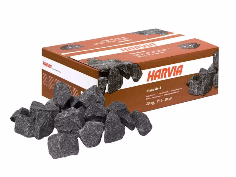 Камни для печей Harvia Габбро-диабаз 20кг фракция до 10см