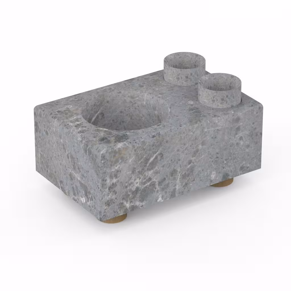 Подставка охлаждающая c 2 мя стопками, из талькохлорита Sawo R-205