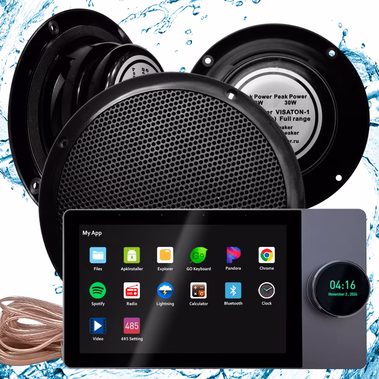 Комплект влагостойкой акустики SteamWater SMART HOME MUSIC - Visaton 3