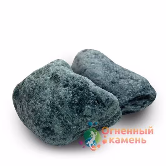 Камни для печей Огненный камень Серпентинит обвалованный 10 кг, ведро