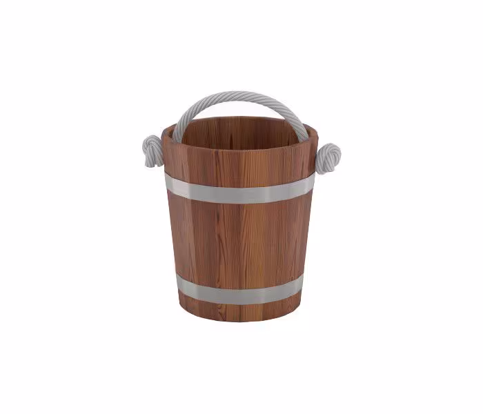 Ведро для бани BentWood лиственница морёная