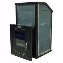 Дровяная печь Klover RT-35-P (жадеит 40мм)