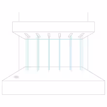 Горизонтальный душ впечатлений Rainz - Горизонтальный душ RAINZ VICHY LINEA 6 (Бизнес пакет)