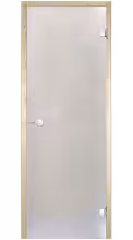 Дверь стеклянная Harvia STG 800х1900 (сатин, осина)