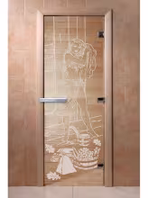 Дверь для бани и сауны Doorwood "Дженифер прозрачная"