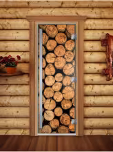 Дверь для бани и сауны Doorwood Престиж Фотопечать А046