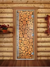 Дверь для бани и сауны Doorwood Престиж Фотопечать А048 800х2000 мм