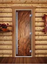 Дверь для бани и сауны Doorwood Престиж Фотопечать А052