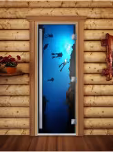 Дверь для бани и сауны Doorwood Престиж Фотопечать А069 800х2000 мм