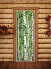 Дверь для бани и сауны Doorwood Престиж Фотопечать А084 800х2000 мм