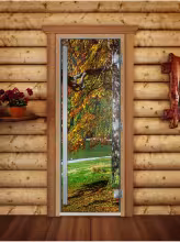 Дверь для бани и сауны Doorwood Престиж Фотопечать А089