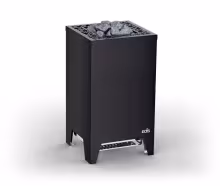 Электрическая печь EOS Cubo 2 9кВт Black (тип верхней решетки Round Holes Black)