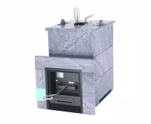 Газо-дровяная печь ИзиСтим Анапа сталь AISI 321 комплектация с ГГУ-40