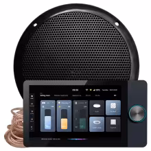 Комплект влагостойкой акустики Steam&Water SMART HOME MUSIC 2.0 - VISATON Black