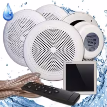 Комплект влагостойкой акустики Steam&Water 4 White Standart Sensor