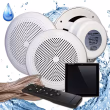 Комплект влагостойкой акустики Steam&Water 3-Black Standart Sensor