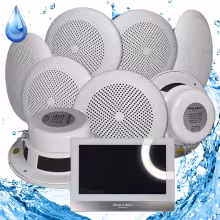 Комплект домашней акустической системы с караоке-усилителем Steam&Water SOUND 8 Standart