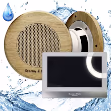 Комплект домашней акустической системы с караоке-усилителем Steam&Water SOUND SAUNA R2