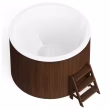 Круглая купель POLARSPA COMFORT 160 COLD термососна темная