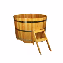 Купель Maestro Woods Круглая, лиственница натуральная D=1,50 H=1,40м