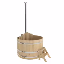 Купель Фурако BentWood из кедра с внутренней печкой
