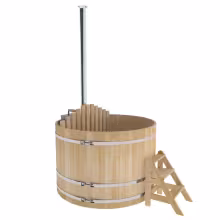 Фурако BentWood из кедра премиум с внутренней печкой 1800х1200 мм