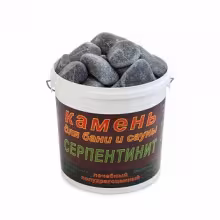 Камни для печей Talc Серпентинитит шлифованный средний уп.20 кг.