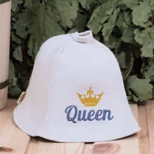 Шапка "Queen" для бани