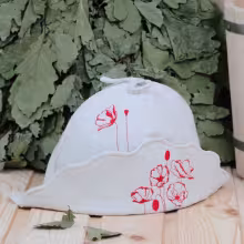 Шляпа "Маки" для бани
